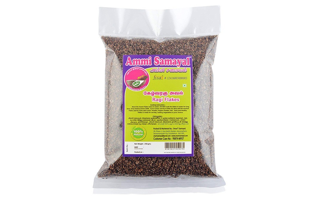 Ammi Samayal Ragi Flakes    Pack  250 grams